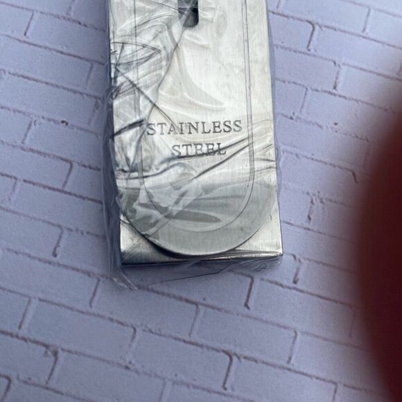 Stainless Steel Money Clip Silver Metal - Picture 4 of 6